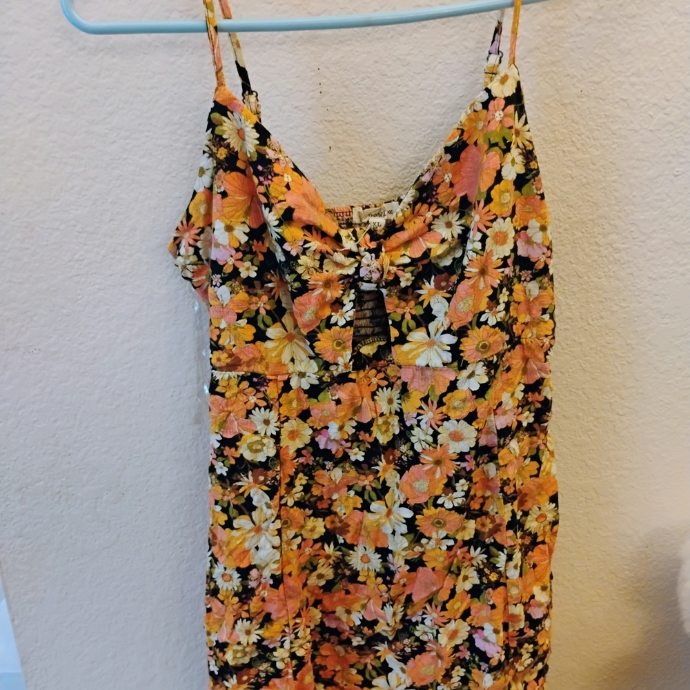 Rewind Floral Dress with Spaghetti Straps